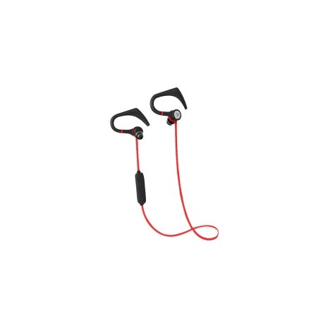 Vorago Audífonos Intrauriculares Deportivos con Micrófono ESB-301, Inalámbrico, Bluetooth, Rojo