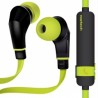 Naztech Audífonos Intrauriculares Deportivos con Micrófono NX80W, Inalámbrico, Bluetooth, Negro/Verde