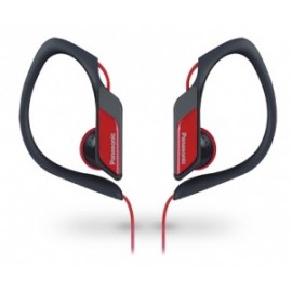 Panasonic Audífonos Intrauriculares Deportivos HS34, Alámbrico, 1.2 Metros, 3.5mm, Rojo