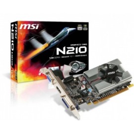 MSI GeForce 210, 1GB GDDR3, DVI, VGA, HDCP, PCI Express 2.0