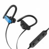 Steren Audífonos Intrauriculares Deportivos con Micrófono AUD-7612, Bluetooth, Inalámbrico, Negro/Azul