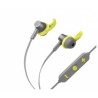 Steren Audífonos Intrauriculares Deportivos con Micrófono AUD-7005, Bluetooth, Inalámbrico, Gris/Verde