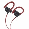 Steren Audífonos Intrauriculares Deportivos con Micrófono AUD-795, Bluetooth, Inalámbrico, Negro/Rojo