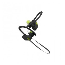 Klip Xtreme Audífonos Intrauriculares Deportivos JogBudz, Inalámbrico, Bluetooth, 3.5mm, Negro/Verde