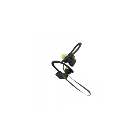 Klip Xtreme Audífonos Intrauriculares Deportivos JogBudz, Inalámbrico, Bluetooth, 3.5mm, Negro/Verde