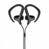 Vorago Audífonos Intrauriculares Deportivos con Micrófono ES-101, Alámbrico, 1.2 Metro, 3.5mm, Negro