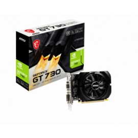 Tarjeta de Video MSI NVIDIA GeForce GT 730, 4GB 64-bit GDDR3, PCI Express 2.0