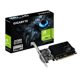 Tarjeta de Video Gigabyte GeForce NVIDIA GT 730, 2GB 64-bit GDDR5, PCI Express x8 2.0