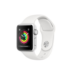 Apple Watch Series 3 GPS, 38mm, Plata/Blanco
