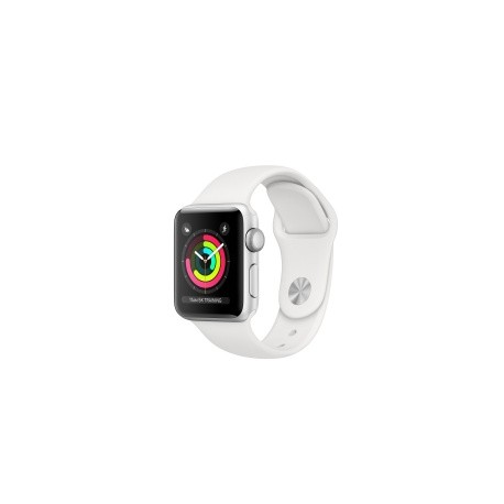 Apple Watch Series 3 GPS, 38mm, Plata/Blanco