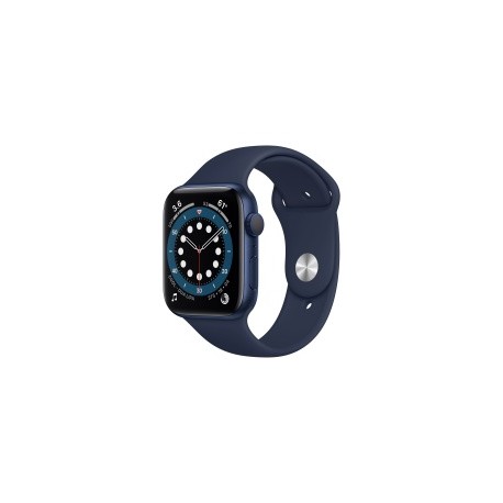 Apple Watch Series 6 GPS, Caja de Aluminio Color Azul de 40mm, Correa Deportiva Azul