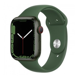 Apple Watch Series 7 GPS + Cellular, Caja de Aluminio Color Verde de 45mm, Correa Deportiva Verde
