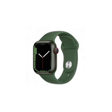 Apple Watch Series 7 GPS + Cellular, Caja de Aluminio Color Verde de 41mm, Correa Deportiva Verde