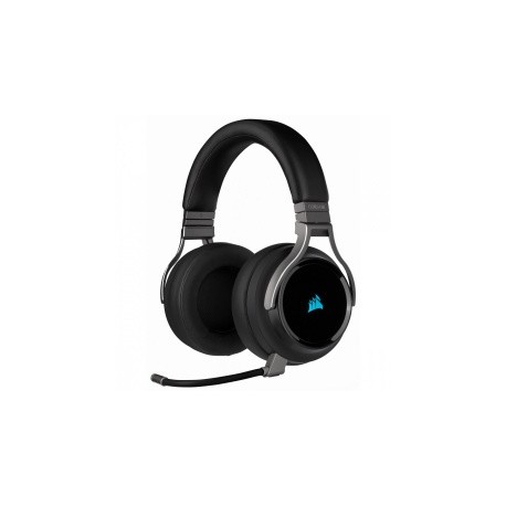 Corsair Audífonos Gamer VIRTUOSO RGB WIRELESS 7.1, Inalámbrico, USB + 3.5mm, Negro