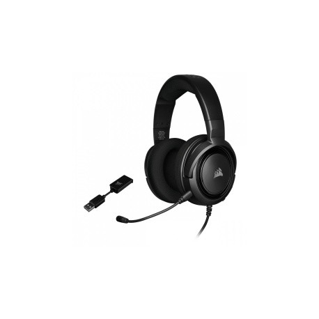 Corsair Audífonos Gamer HS45 SURROUND 7.1, Alámbrico, 1.8 Metros, 3.5mm, Negro