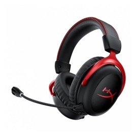 HyperX Audífonos Gamer Cloud II Wireless 7.1, Inalámbrico, 3.5mm, Negro/Rojo