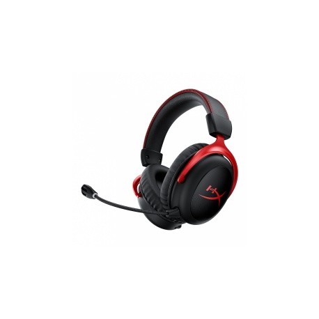 HyperX Audífonos Gamer Cloud II Wireless 7.1, Inalámbrico, 3.5mm, Negro/Rojo