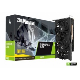 Tarjeta de Video Zotac NVIDIA GeForce GTX 1660 Twin Fan, 6GB 192-bit GDDR5, PCI Express 3.0