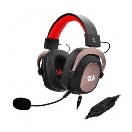 Redragon Audífonos Gamer H510 Zeus 7.1, Alámbrico, 3.5mm/USB 2.0, Negro/Rojo