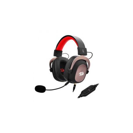 Redragon Audífonos Gamer H510 Zeus 7.1, Alámbrico, 3.5mm/USB 2.0, Negro/Rojo