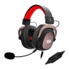 Redragon Audífonos Gamer H510 Zeus 7.1, Alámbrico, 3.5mm/USB 2.0, Negro/Rojo