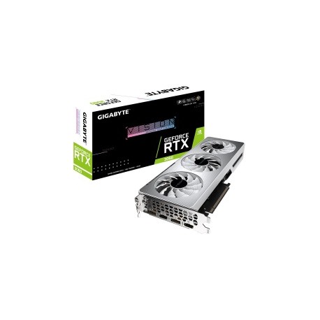 Tarjeta de Video Gigabyte NVIDIA GeForce RTX 3060 VISION OC, 12GB 192-bit GDDR6, PCI Express x16 4.0