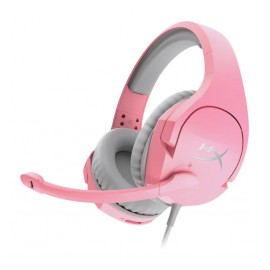 HyperX Audífonos Gamer Cloud Stinger, Alámbrico, 1.3 Metros, 3.5mm, Rosa/Gris