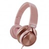 Mobifree Audífonos con Micrófono MB-02011, Alámbrico, 1.2 Metros, 3.5mm, Rosa