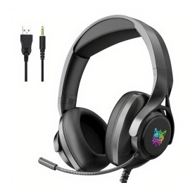 Binden Audífonos Gamer X16 para PC/Xbox/PS4/Nintendo Switch, Alámbrico, 3.5mm, Negro