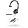 Poly Audífonos con Micrófono Blackwire 3310, Alámbrico, USB-A, Negro