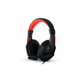 Redragon Audífonos Gamer H120 Ares, Alámbrico, 2 Metros, USB, Negro/Rojo