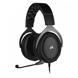 Corsair Audífonos Gamer HS60 PRO SURROUND 7.1, Alámbrico, 1.8 Metros, 3.5mm, Carbón