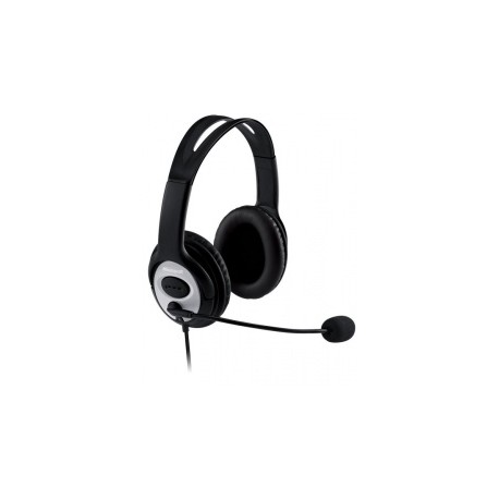 Microsoft LifeChat con Micrófono LX-3000, Alámbrico, Negro/Plata