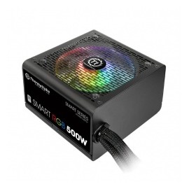 Fuente de Poder Thermaltake Smart RGB 80 PLUS, 20+4 pin ATX, 120mm, 500W