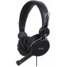 Vorago HS-201 Audífonos con Micrófono, Alámbrico, 2.2 Metros, Negro