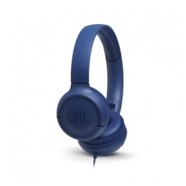 JBL Audífonos con Micrófono TUNE 500, Alámbrico, 3.5mm, Azul