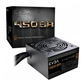 Fuente de Poder EVGA 450 BR 80 PLUS Bronze, 24-pin ATX, 120mm, 450W