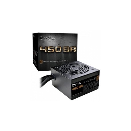 Fuente de Poder EVGA 450 BR 80 PLUS Bronze, 24-pin ATX, 120mm, 450W