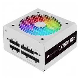 Fuente de Poder Corsair CX750F RGB 80 PLUS Bronze, 24-pin ATX, 120mm, 750W