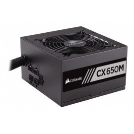 Fuente de Poder Corsair CX650M 80 PLUS Bronze, 20+4 pin ATX, 120mm, 650W, Negro