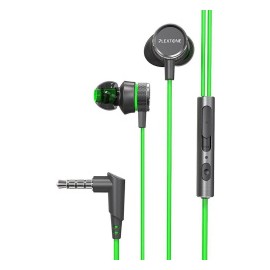 Binden Audífonos Intrauriculares con Micrófono G15, Alámbrico, 1.5 Metros, 13.5mm, Verde