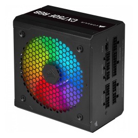 Fuente de Poder Corsair CX750F RGB 80 PLUS Bronze, 24-pin ATX, 120mm, 750W