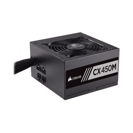 Fuente de Poder Corsair CX450M 80 PLUS Bronze, 20+4 pin ATX, 120mm, 450W, Negro