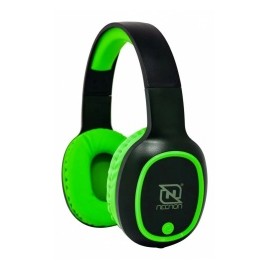 Necnon Audífonos con Micrófono NBH-04 Pro, Bluetooth, Inalámbrico, Verde