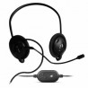 Maxell Audífonos con Micrófono 346173, Alámbrico, USB, Negro