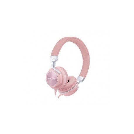 LFAcoustics Audífonos con Micrófono Feel, Alámbrico, 1.1 Metros, 3.5mm, Rosa