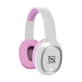 Necnon Audífonos con Micrófono NBH-04 Pro, Bluetooth, Inalámbrico, Rosa