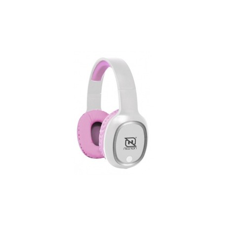 Necnon Audífonos con Micrófono NBH-04 Pro, Bluetooth, Inalámbrico, Rosa