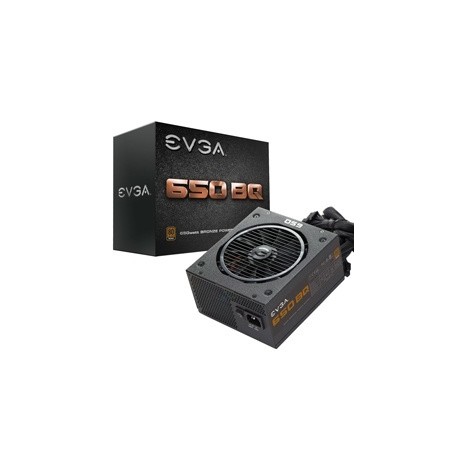 Fuente de Poder EVGA 650 BQ 80 PLUS Bronze, 24-pin ATX, 140mm, 650W