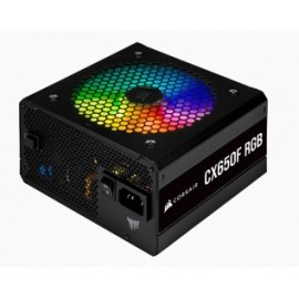 Fuente de Poder Corsair CX650F 80 PLUS Bronze, 24-pin, 120mm, 650W, Negro